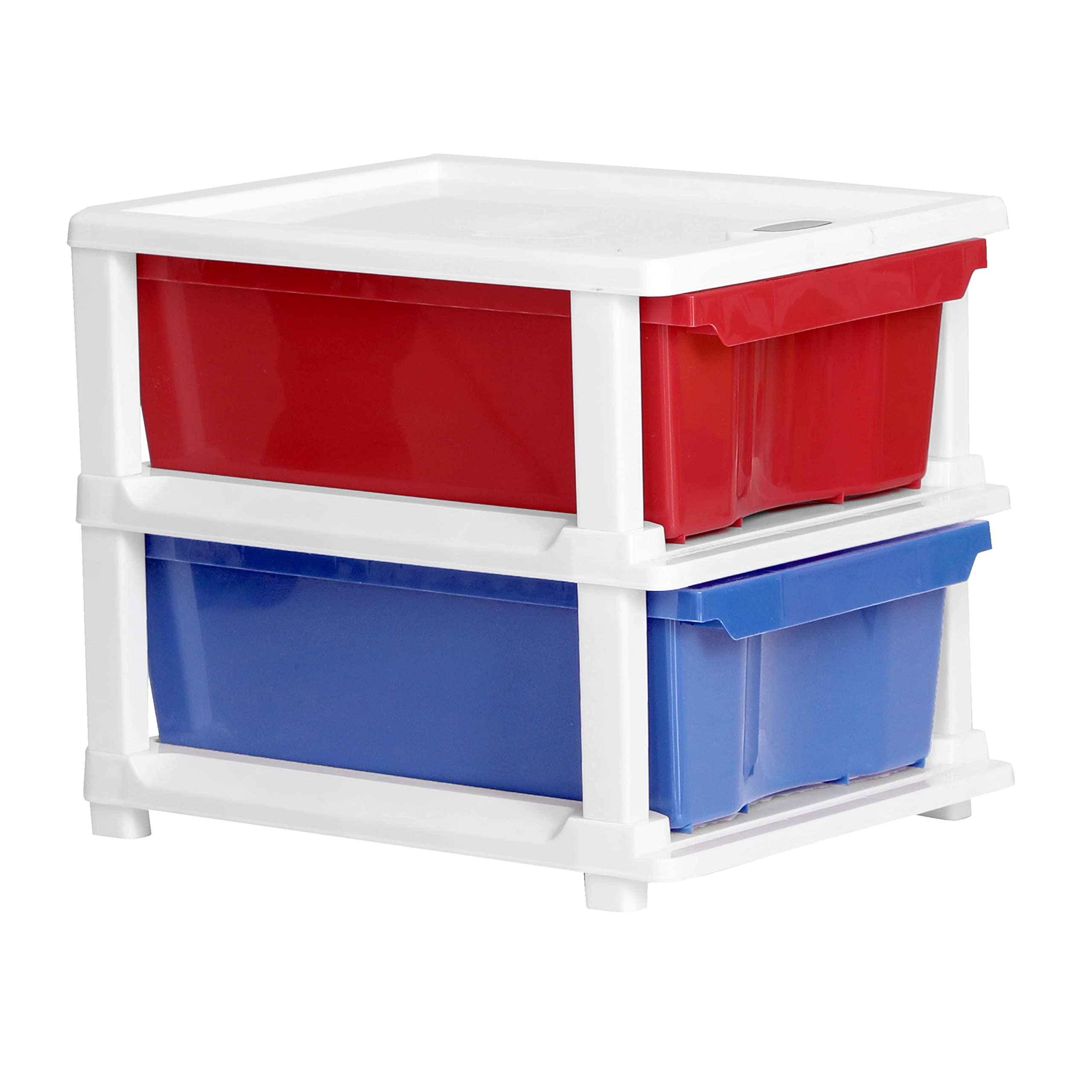 Cutting EDGE Plastic Multipurpose Drawers Set Organizer, Rack And Storage For Home, Office, Stationary, Cosmetics, Bathroom- Medium Size (2 Layers, Multi Color), Amber (B09TXX2NRM) Amazon Price History, Amazon Price Tracker