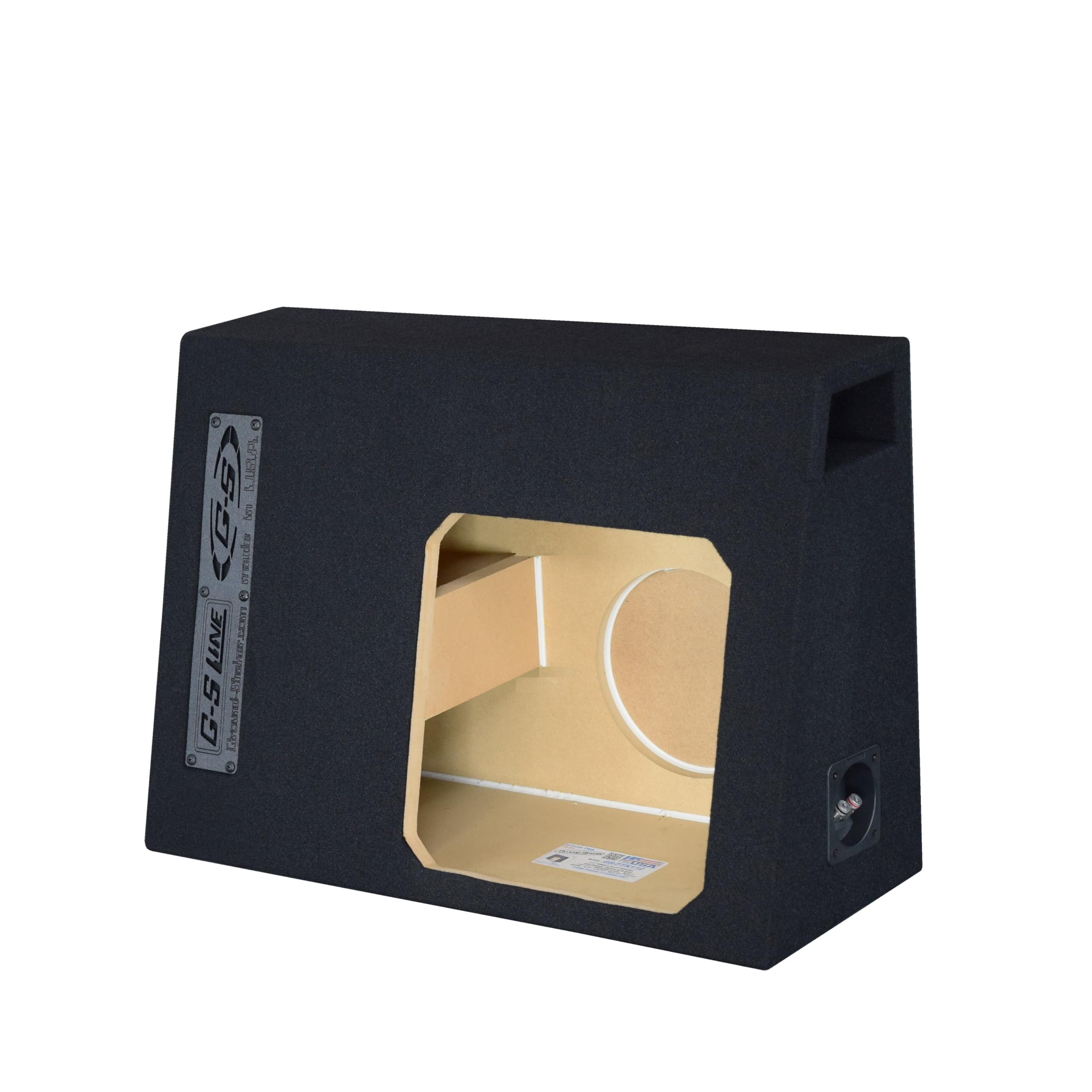 Single Vented Ported Sub Box Subwoofer Enclosure Speaker Box Ground Shaker (12