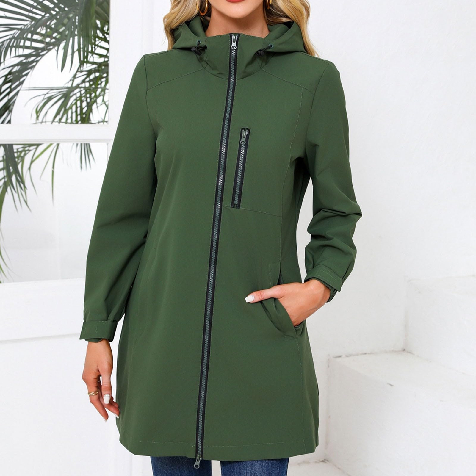 Giacca Da Donna Per La Transizione, Softshell, A, Esterno, Cappotto Primaverile E Autunnale Impermeabile Pioggia Womens Rain Jacket Antipioggia Trekking Waterproof Abbigliamento Cerata