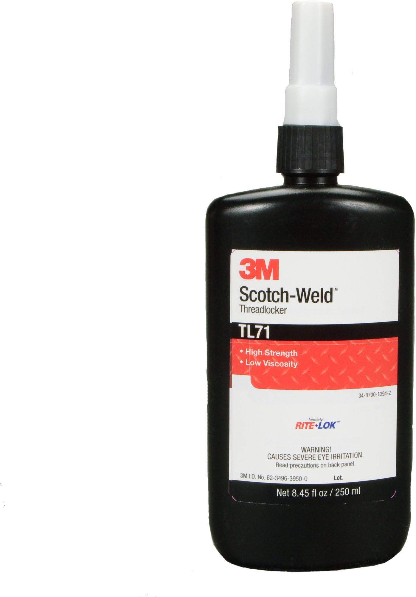3M Scotch-Weld Threadlocker TL71, Red, 50 mL Bottle