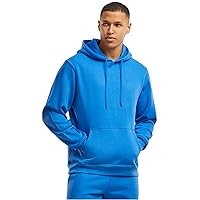 Build your Brand Bb001-basic Hoody Felpa con Cappuccio, Blu Intensee