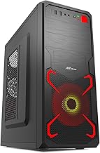 Ant Value X1 ATX Computer Case/Business/Gaming Cabinet - Black Support ATX, M-ATX, ITX Pre-Installed 1 Front Fan