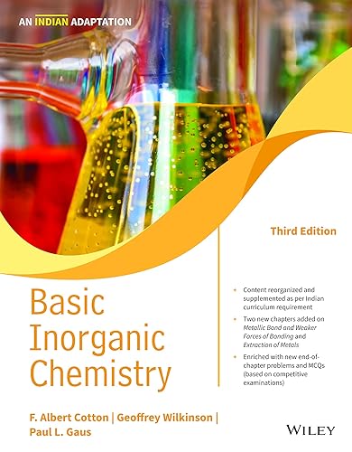 Basic Inorganic Chemistry, 3ed, An Indian Adaptation