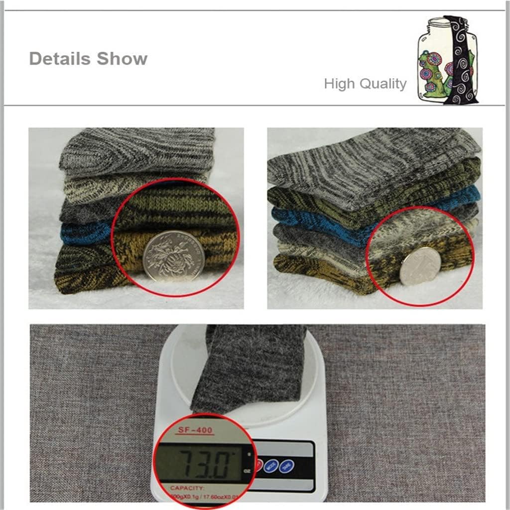 4 pairs Winter Socks Men Warm Wool Thicken Contain Real Soft Essential Comfortable Male Casual