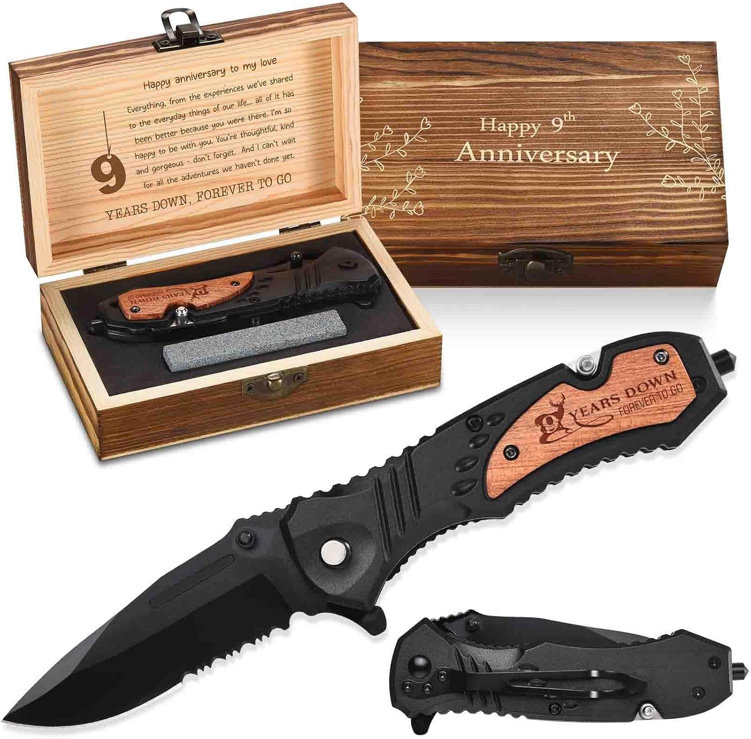 9 Nine Year Wedding Anniversary for Him Gift, Husband, Men, Pottery 9th Marriage Anniversario Gift