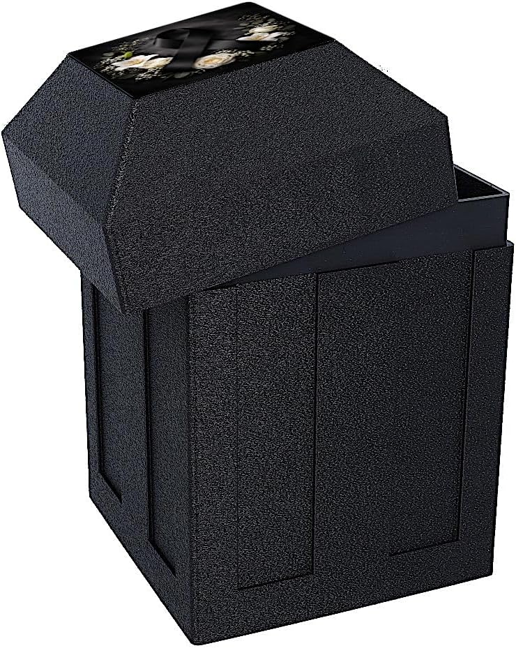 Outdoor Cremation Urn Vault for Burial, Weatherproof Funeral Niche Capsule, Protective Container for Ashes Urn, Secure Memorial Box (Memorial Plaque/YES) image 3