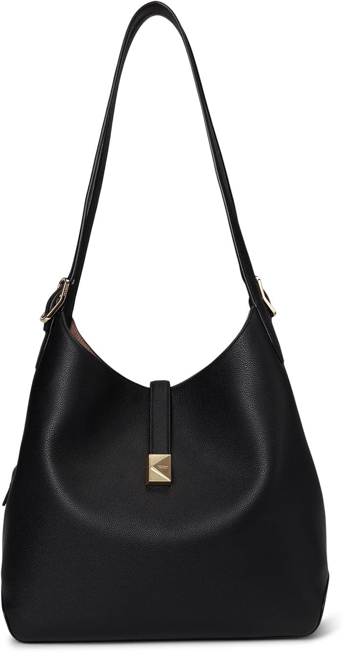 Женские сумки Kate Spade New York Deco Pebbled Leather Large Shoulder Bag
