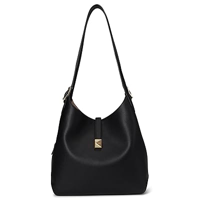 Kate Spade New York Deco Pebbled Leather Large Shoulder Bag Shoulder Women