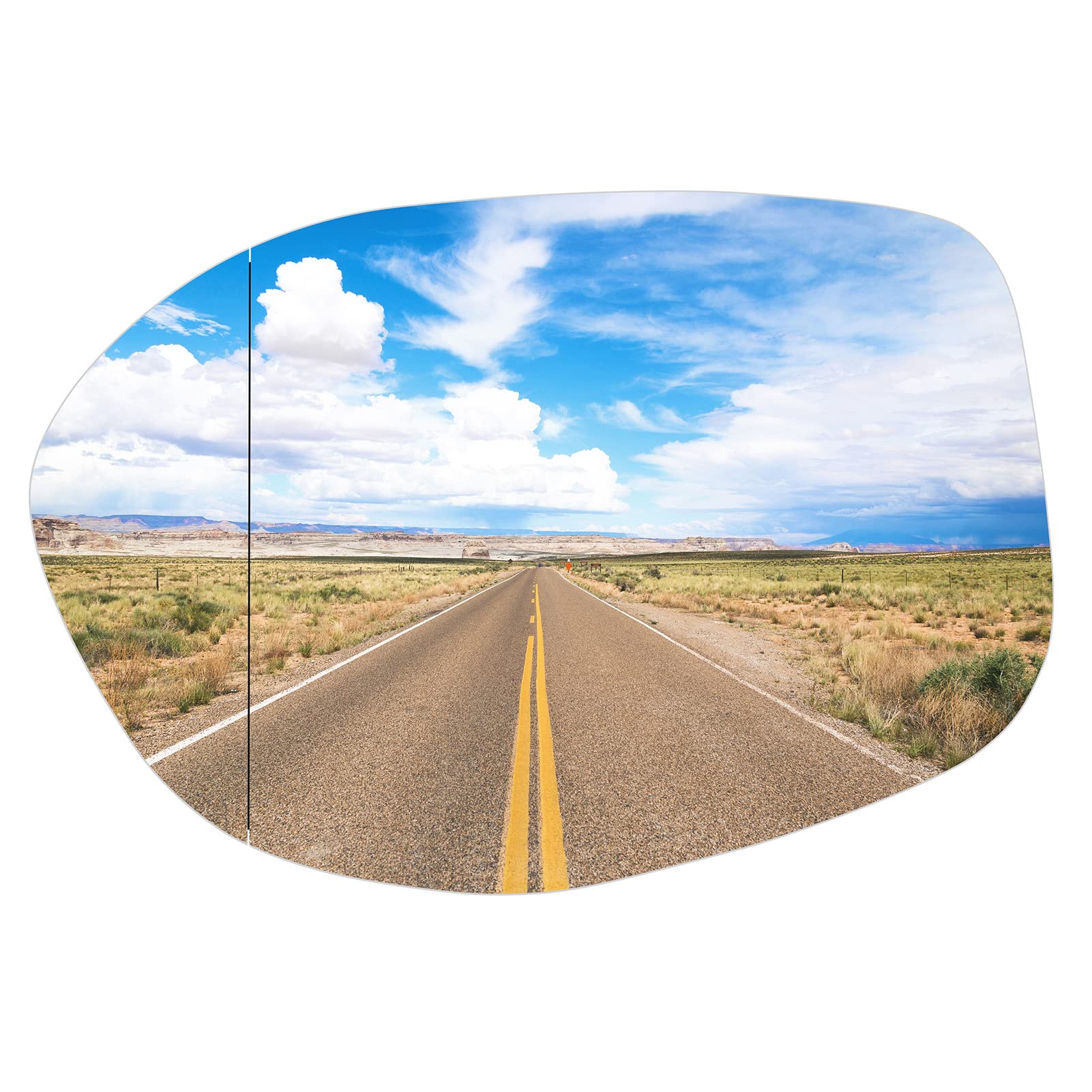 Driver Left Side Heated Mirror Glass Fits for Honda Odyssey 2014 2015 2016 2017 Replacement for 76253-TK8-A51 76253-TK8-A41