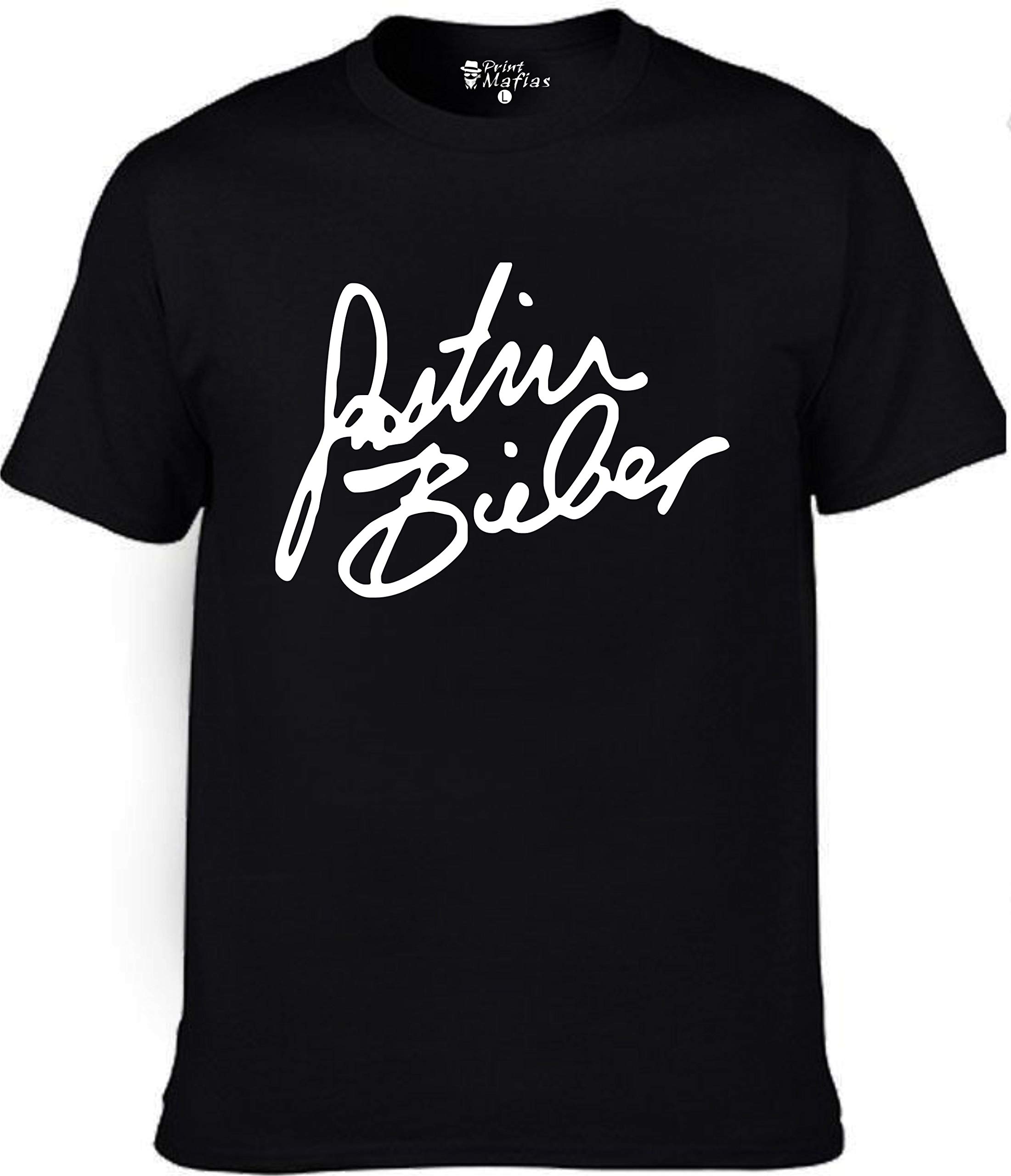 WYW Men's Women's Regular fit just-in bi-e-BER Printed Cotton t Shirt