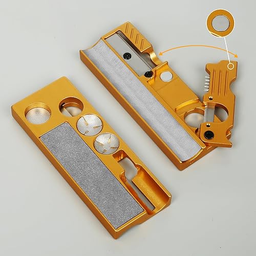 Miniatura 3 de Vefungyan Kit de reemplazo de puntas de taco de billar: Herramienta de reparación de puntas de taco de billar 11 en 1 con 20 puntas de taco de