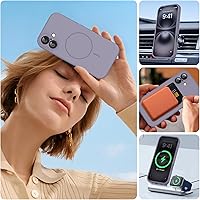 Vista 1410 de Miracase Funda diseñada para iPhone 13 Pro Max con protector de pantalla, [forro de microfibra suave antiarañazos], funda protectora de silicona