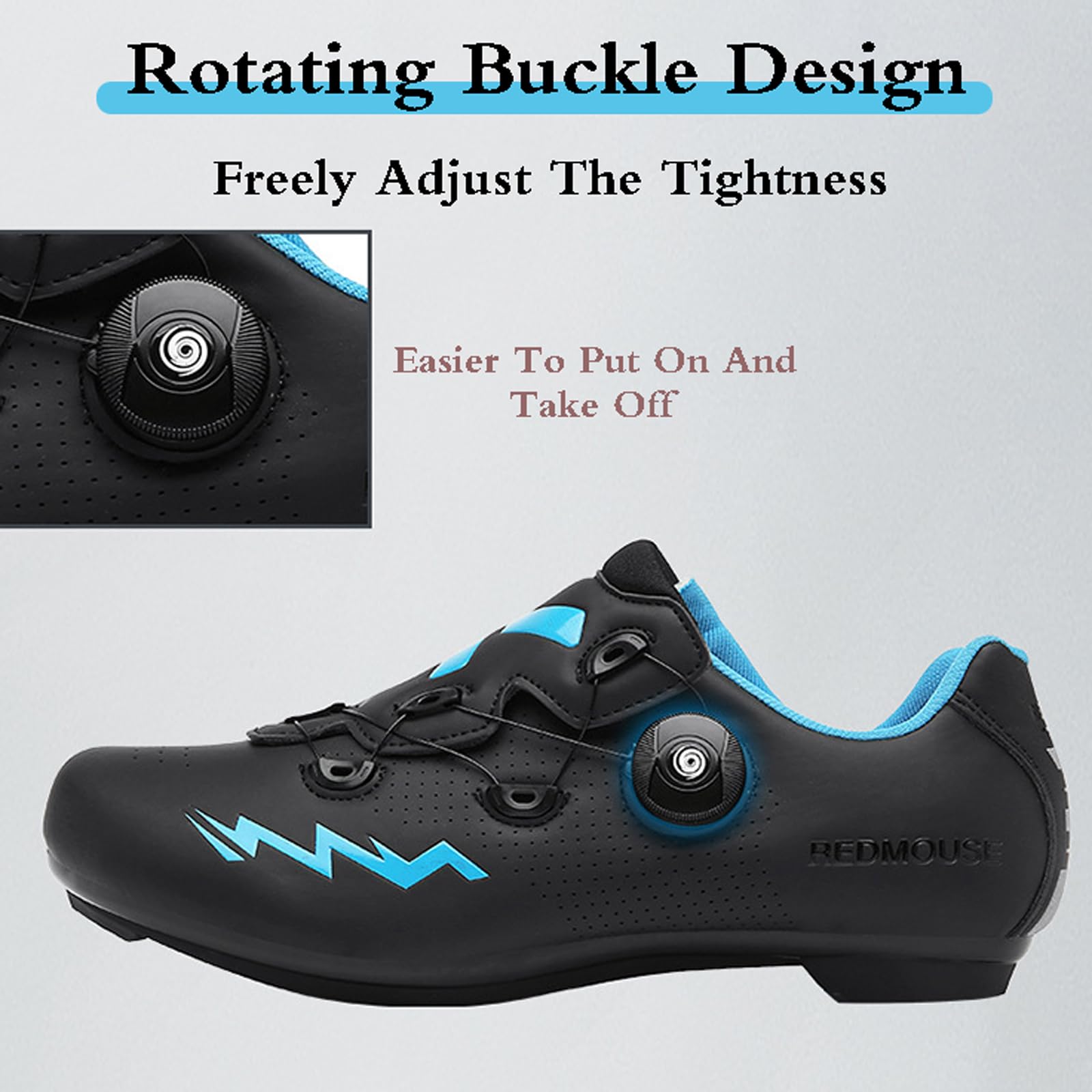Męskie buty rowerowe, buty rowerowe MTB, damskie buty kolarskie, męskie buty kolarskie, męskie buty kolarskie, antypoślizgowe buty rowerowe, regulowany przycisk