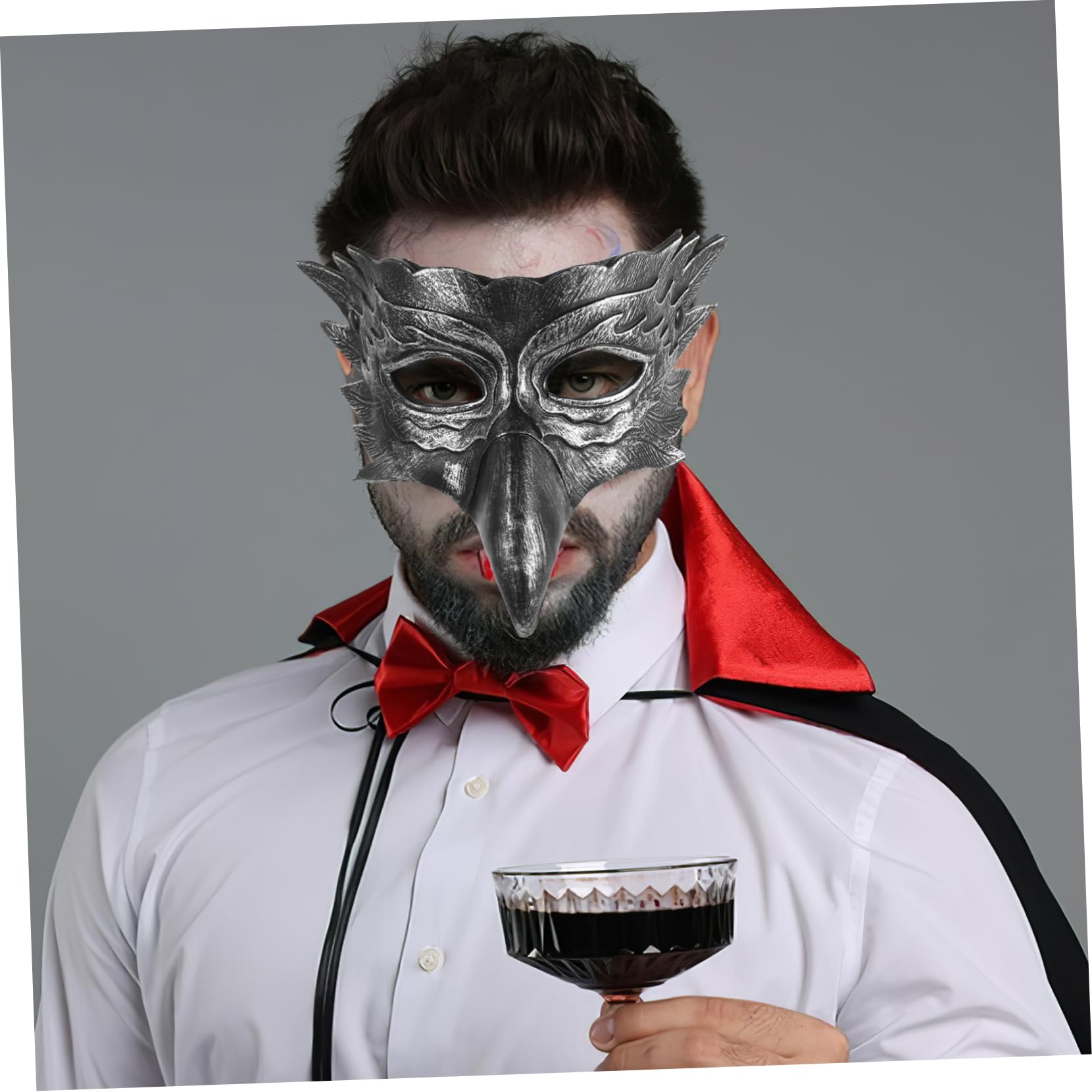 Healeved 3 Pezzi Maschera per e Cosplay Accessorio per Halloween Leggera e Confortevole Facile Indossare Perfetta per Tematici e Foto