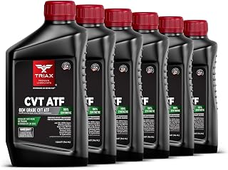 CVT ATF OEM Grade Universal Non-Slip CVT Transmission Fluid; Surpasses All OEM Specs (6 Quart Pack)
