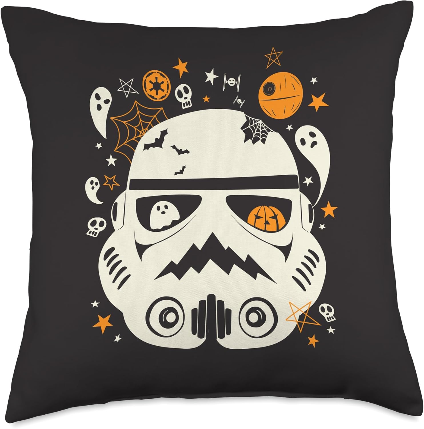Star Wars Spooky Stormtrooper Halloween Throw Pillow