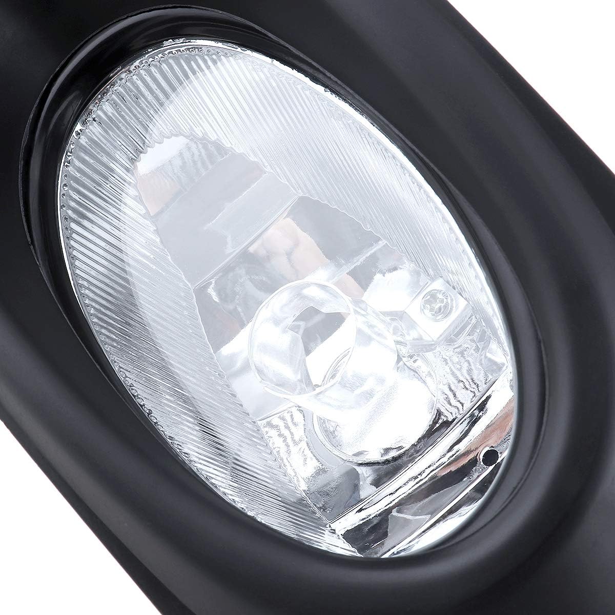 Fits 2006 2007 Honda Accord Sedan 4 Dr Clear Lens Fog light Kit w/Bezels/Wiring/Switch/Halogen Bulbs