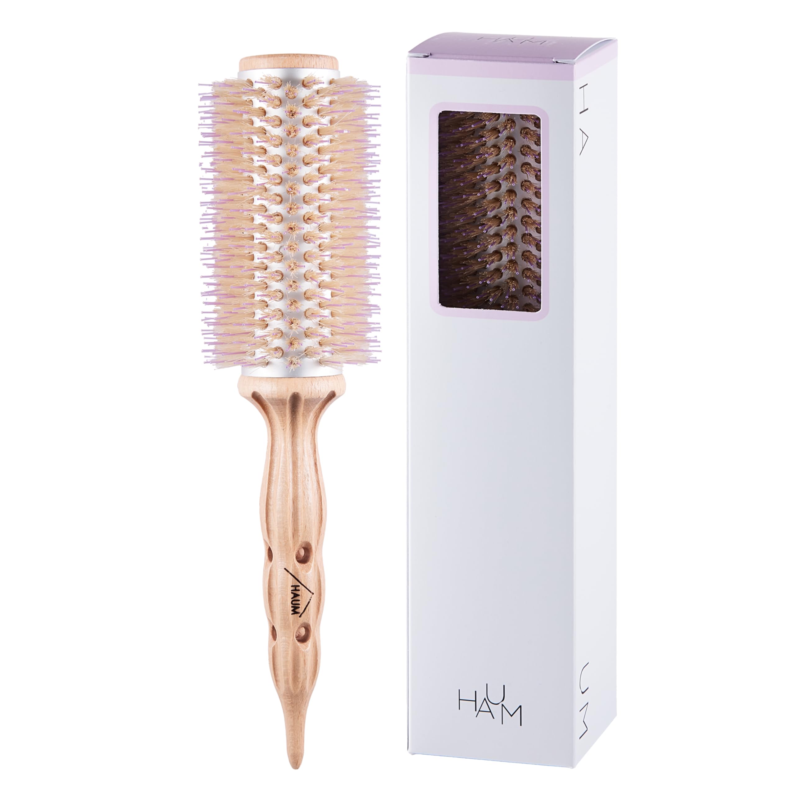 ヘアリムーバルバネ付きブラシローラー Amazon | [HAUM] Hair Roll Brush Lavender / [ハウム]ヘアロール