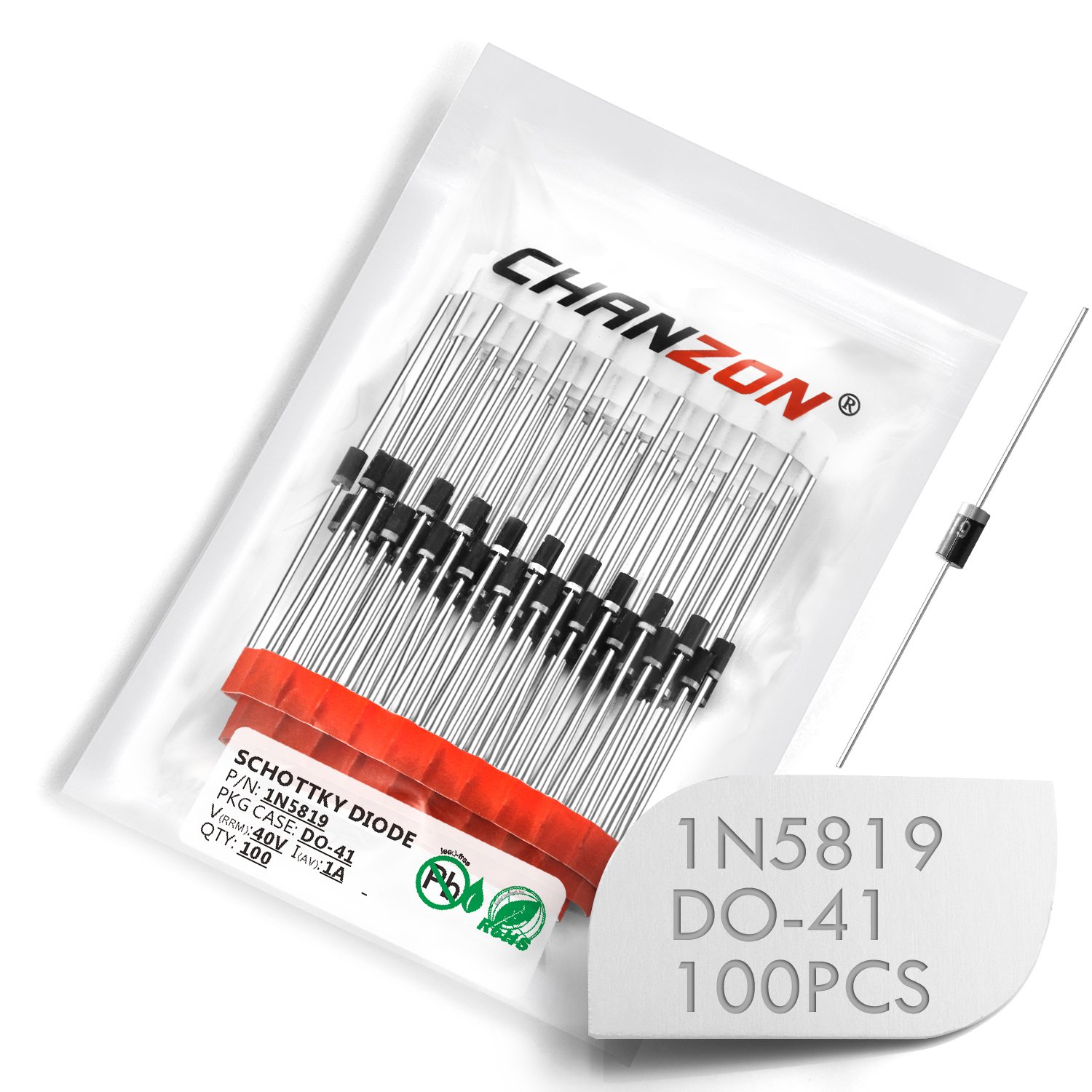 Kit 90 Diodes De Redressement – 10 Valeurs (1N4148, 1N4007, Etc.), Boîte De Rangement étiquetée