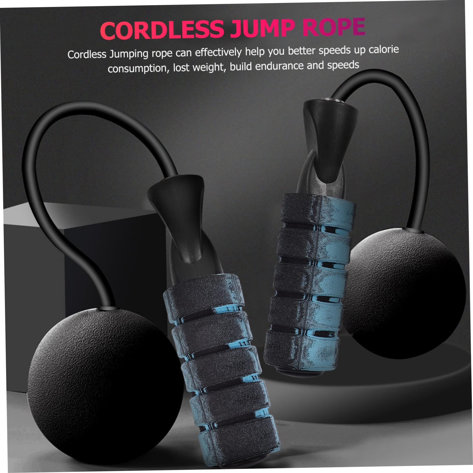 Toyvian Salto Inalámbrica con Antideslizante Bola de Entrenamiento Casa Ejercicio de Fitness Adultos