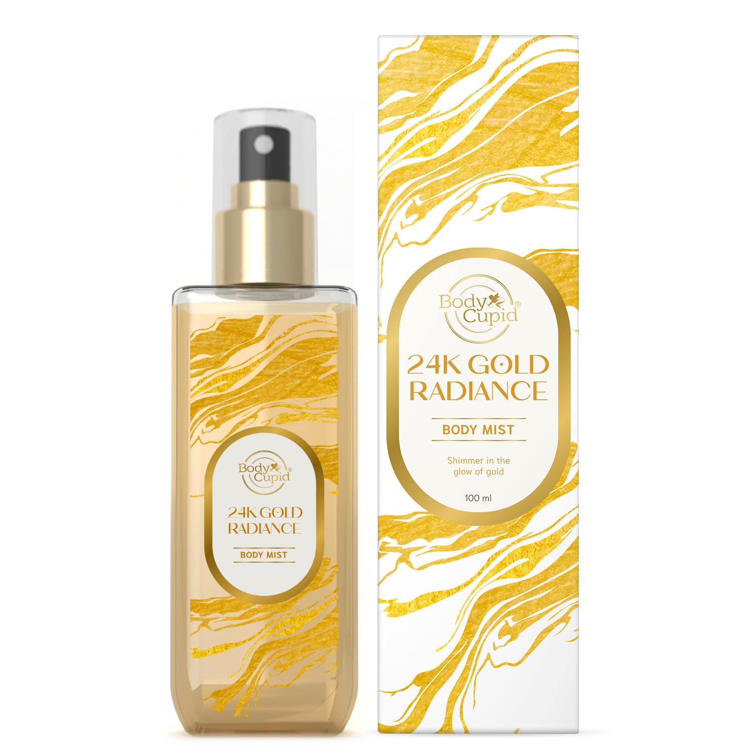 Body Cupid 24K Gold Radiance Body Mist | Luxurious Golden Fragrance | Shimmering Glow | 100 ml-image-34