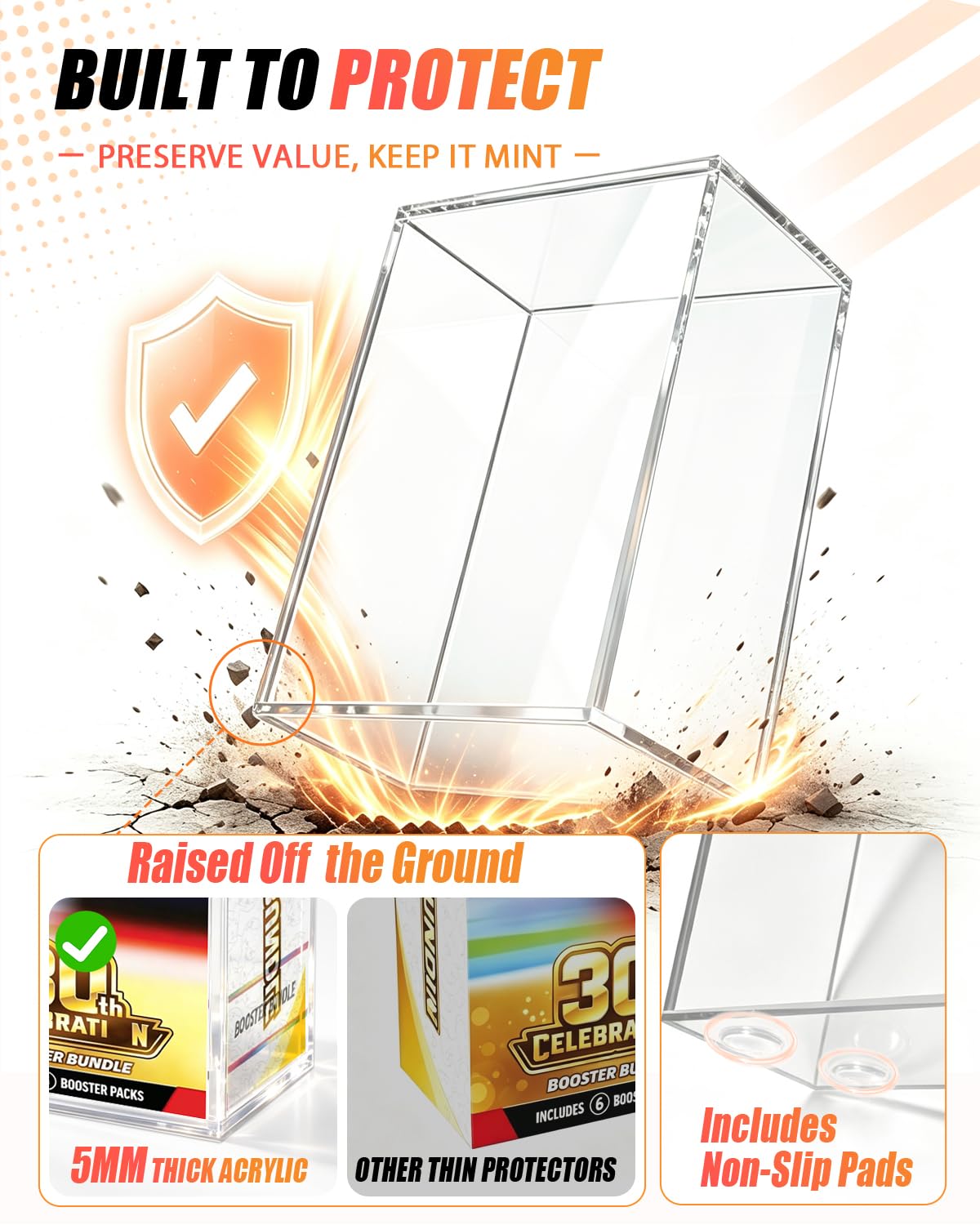 PKMN Booster Bundle Acrylic Cases - 2 Pack -3