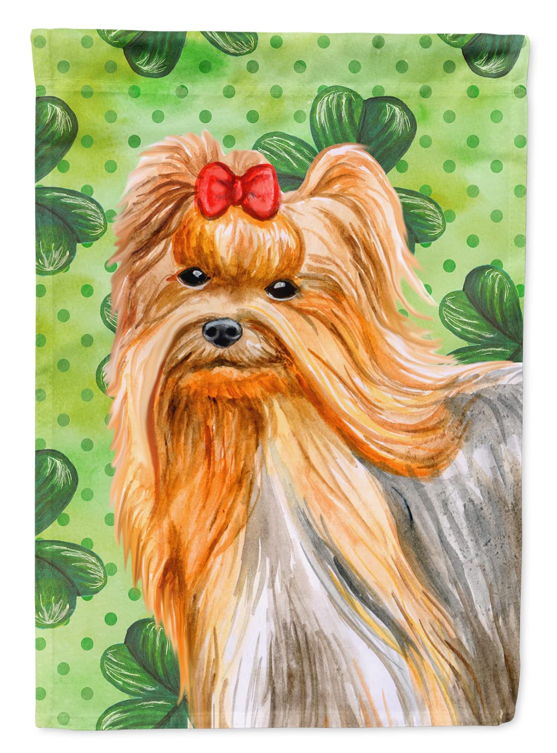 Drapeau Yorkshire Terrier de Saint-Patrick, cadeau idéal pour passionnés