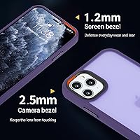 Vista 578 de Yriklso Strong Magnetic Case for iPhone 11 [Compatibilty with MagSafe] Protective Shockproof Cover Phone Case for iPhone 11 6.1" Frosted Purple
