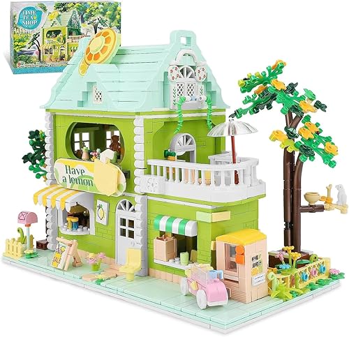 MOC - Juego de bloques de construcción de casa modular, kit de construcción de Street View Street View, juego de modelos de ladrillos de