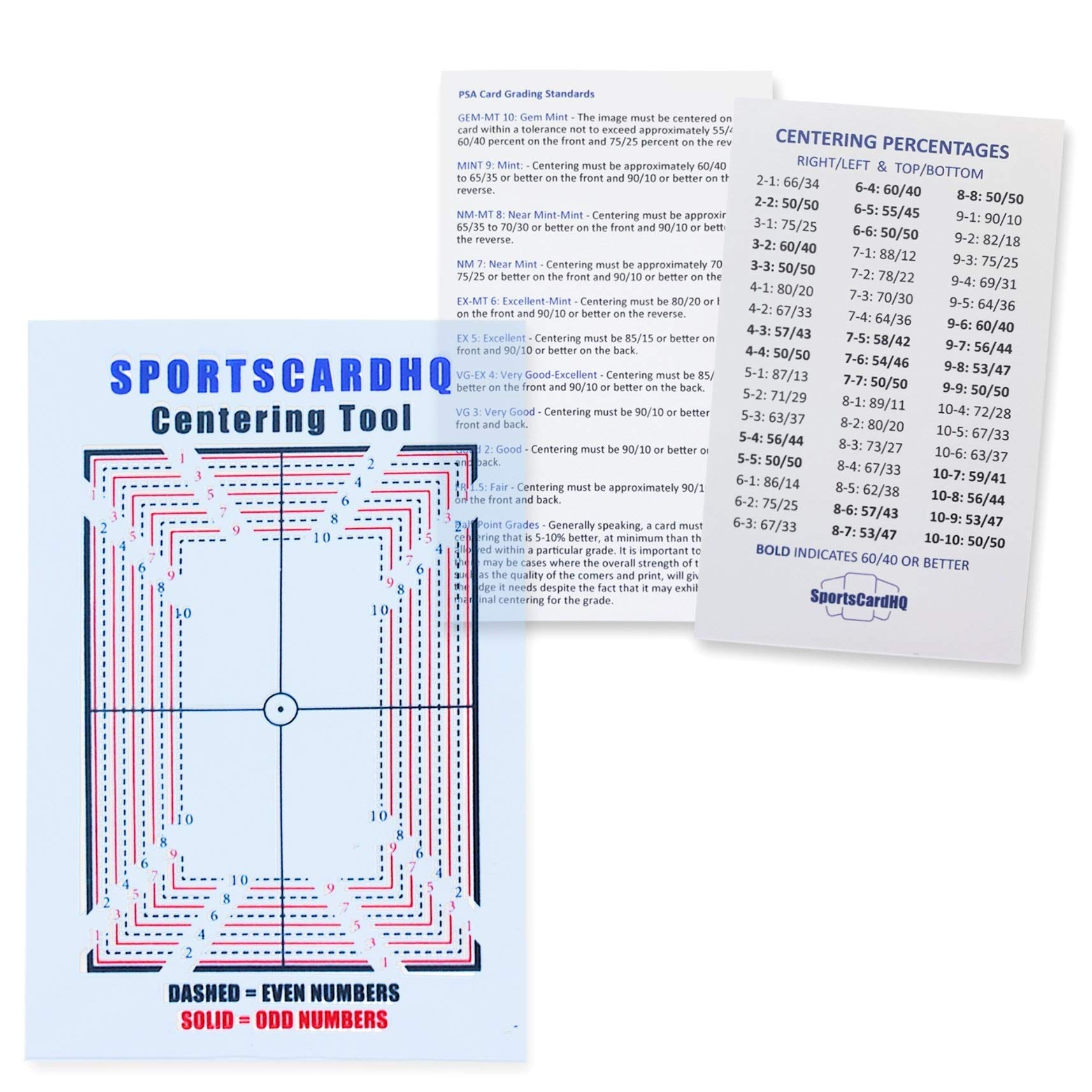 Online Card Centering Tool