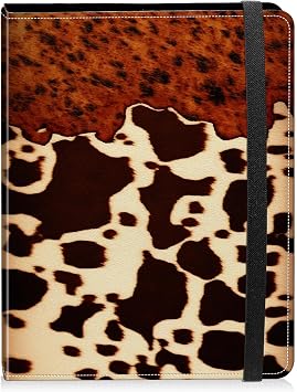Photo Album 4x6 Photos - 60 Photos Capacity PU Leather Cover Photo Album with Strong Elastic Band, Portable Picture Album for Family Wedding Wedding Anniversary, Brown Cow