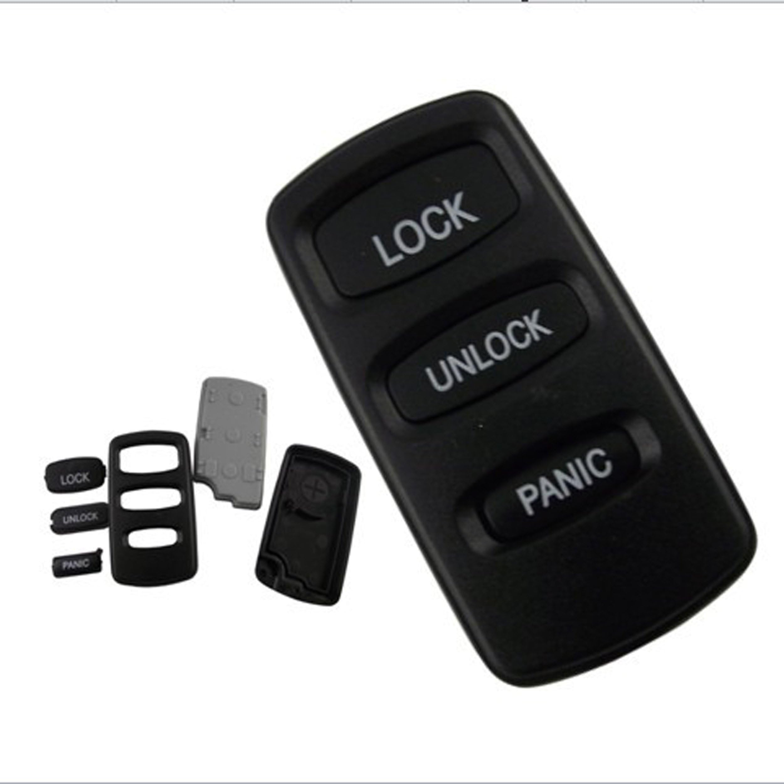 For Mitsubishi Endeavor 3 Button 04 05 06 2004-2006 New Keyless Smart Remote Entry Car Key Shell Fob Case (Just a Empty Key shell, No chips inside)