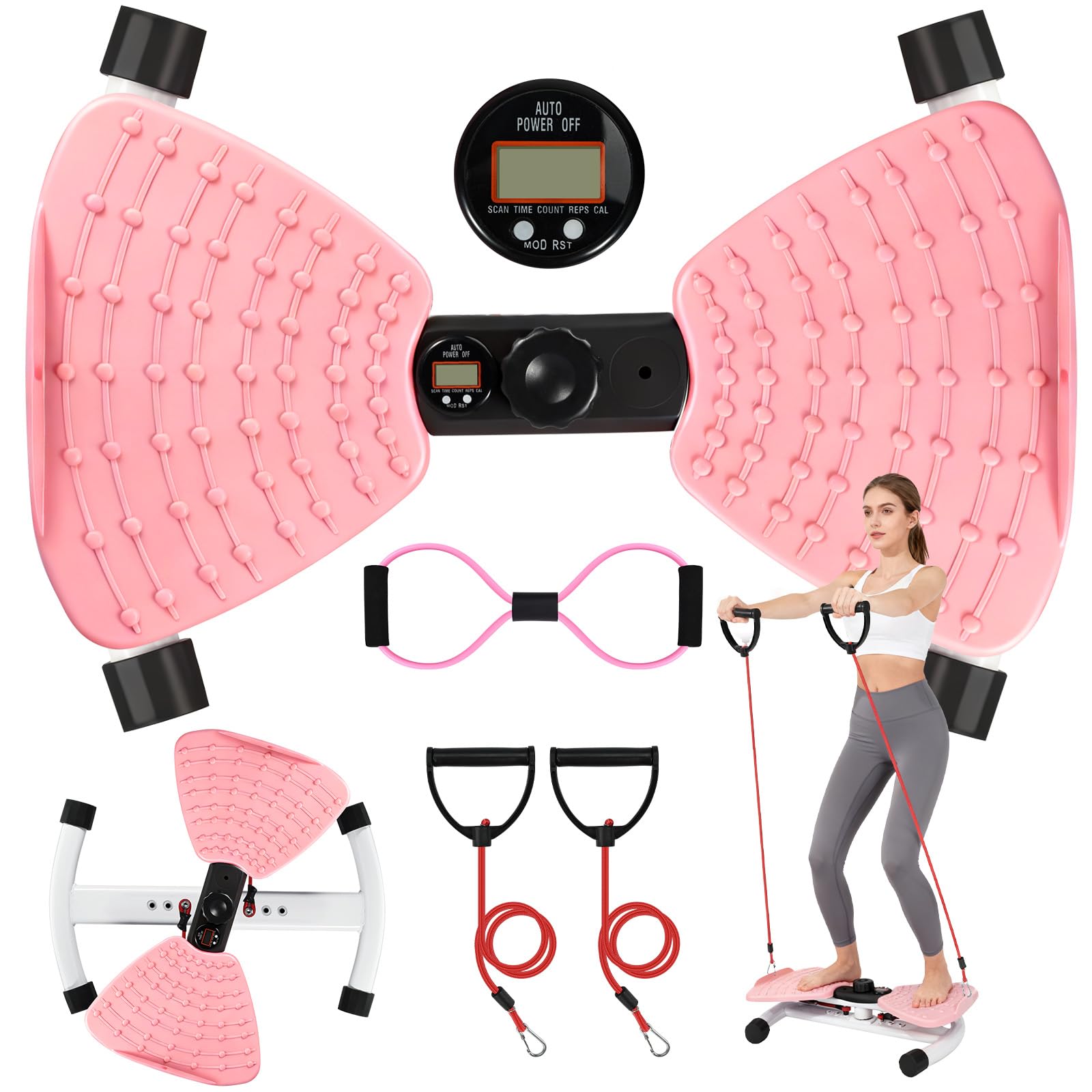 RENRUI Waist Twister Achine For Abs Workout, Core Exercise & Sli