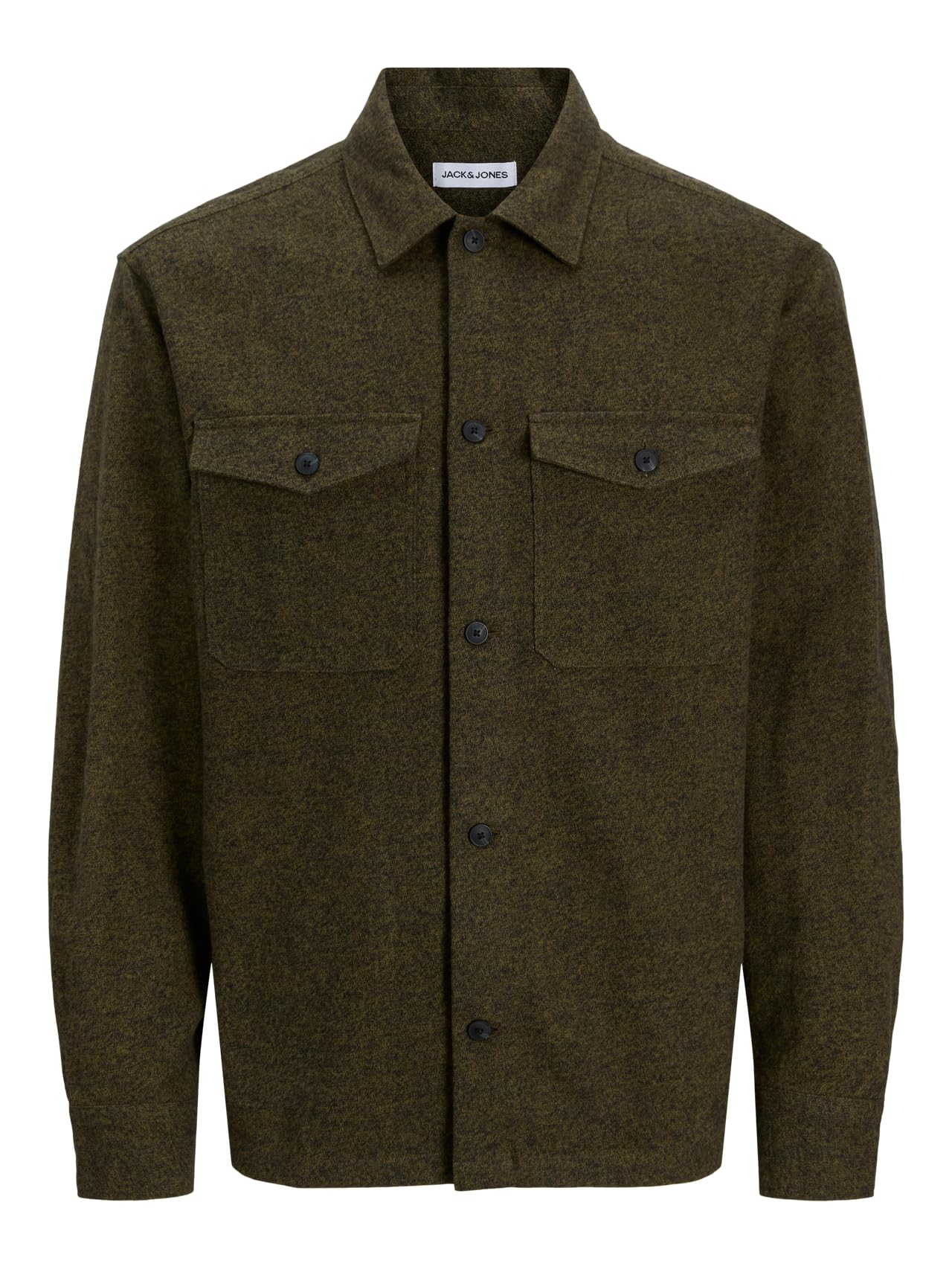 JACK & JONES Jjeperfect Melange Overshirt Ls Sn, Rosin, L