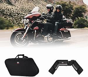 Amazon.com: KEMIMOTO Motorcycle Saddlebag Liner Bag Bundle with Tour ...