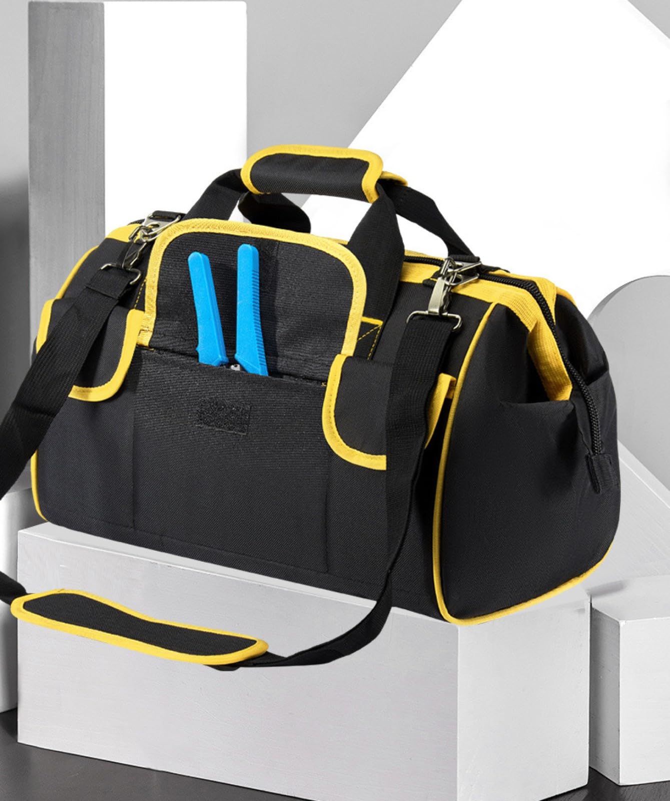Bolsa de herramientas para electricista, organizador multifuncional, Bolsa de Herramientas, Bolsa Organizadora de Herramientas, Bolsa de Herramientas Multifuncional(amarillo)