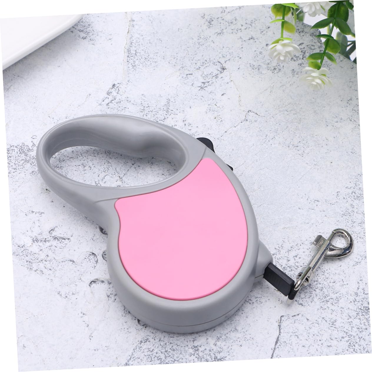ifundom 5M Automatic Retractable Dog Leash for Dogs Telescopic Traction Rope Belt Pink for Training and Walking Pets