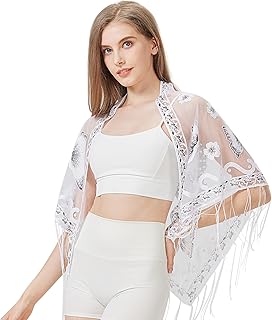 Summer Lace Shawl Wraps For Women Evening Dresses Black Pashmina Chiffon Scarf - Buy now