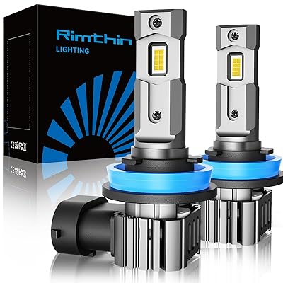 H11 Bulbs, H8 H9 Fog Light Cool White Light Bulbs, IP67 Waterproof, Pack of 2