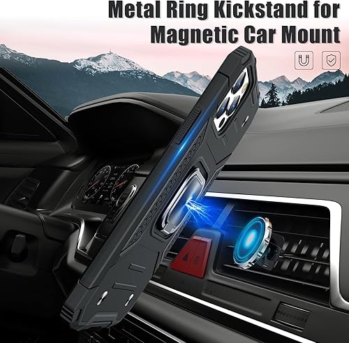 Miniatura 88 de JAME Funda para iPhone 12 Pro Max con protectores de pantalla, 2 unidades, protección contra caídas de grado militar, fundas protectoras