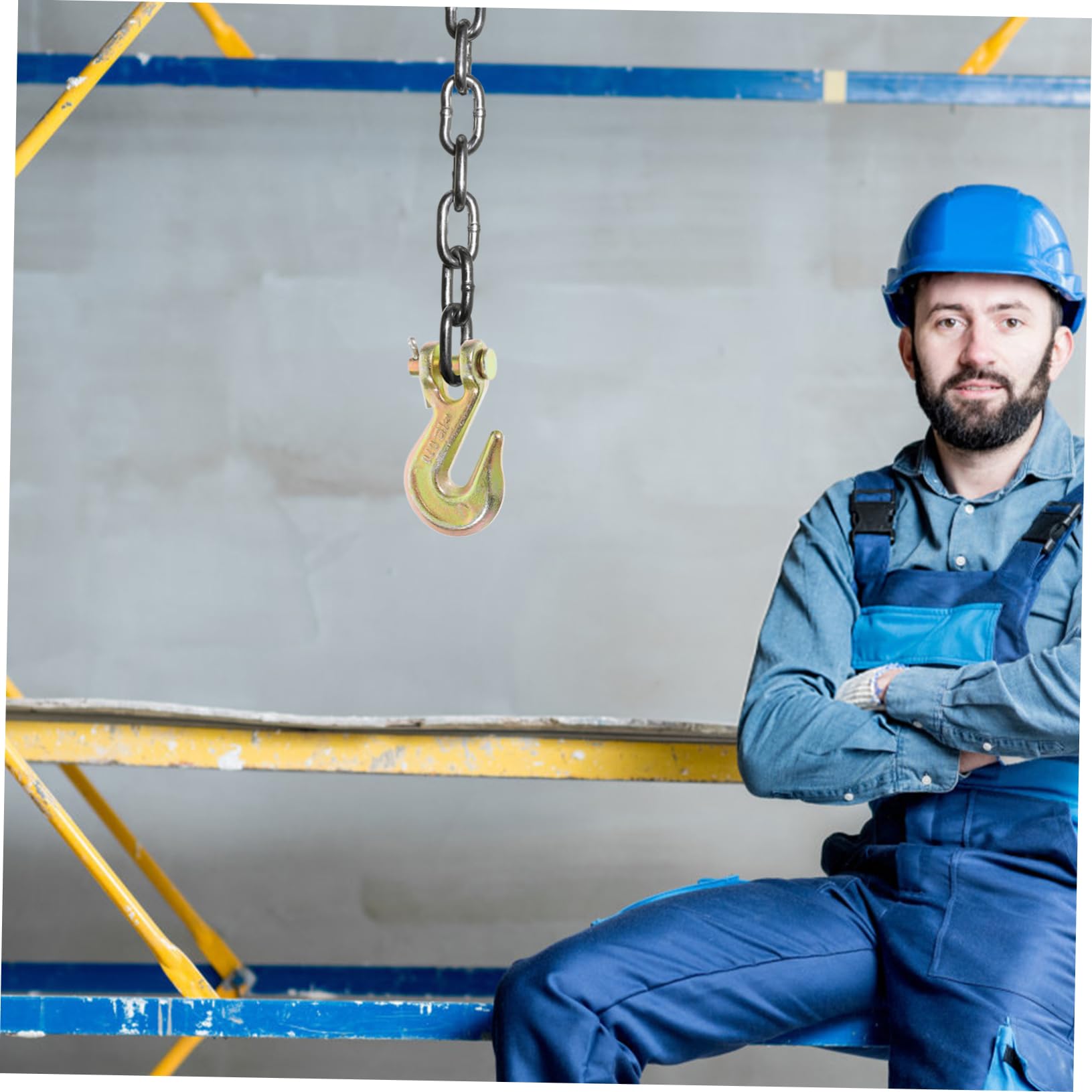 FUNOMOCYA Key Lifting Hooks Piece Set Ton Capacity Heavy Cargo Hook Anti-Slip Grip for Efficient Work