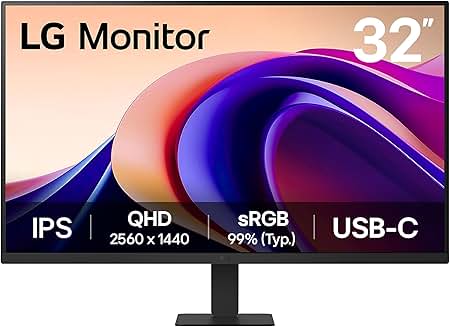 Amazon.com: Dell P3223DE 32-inch 1440P Quad HD 2K LCD Monitor, 2
