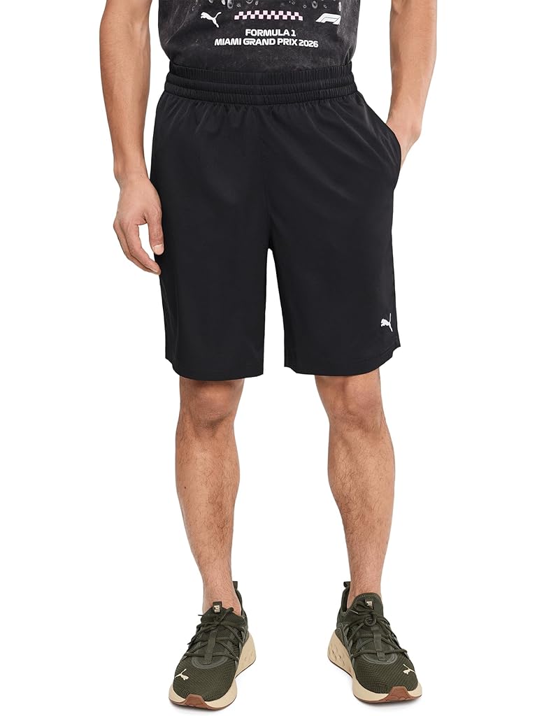 Black PUMA Essentials Woven Shorts