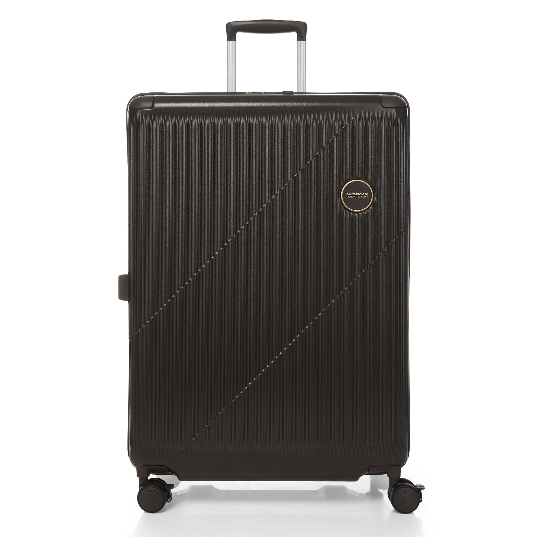 Alcove+ 56 CM Small Luggage Bag with TSA Lock & 8 Wheels Hard PC Cabin Suitcase/Trolley Bag for Travel/Holiday/Travel Bag with Double Spinne Wheels for Men & Women- Coffee-image-19