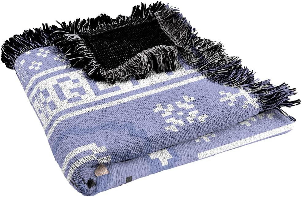 LOGOVISION South Park Blanket, 50"x60" Towelie Christmas Sweater Woven Tapestry Cotton Blend Fringed Throw Blanket