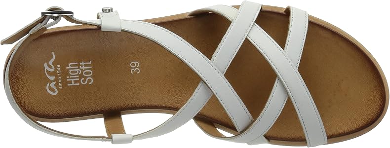 ARA Women's Ankle Strap Sandals – Smooth Leather, Slip-On, EVA Sole - View #2
