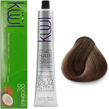 Professional Hair Color 6.23 Dark Nacre Golden Blonde Permanent Hair Dye, Balanced Pearl Golden Tone with Full Gray Coverage, Long-Lasting Shine 3.5 oz