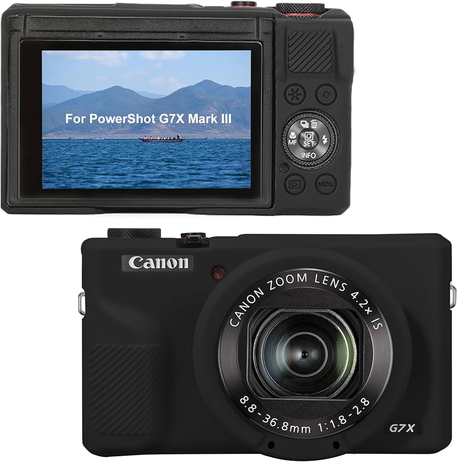 Amazon.com : Canboc Silicone Case for Canon PowerShot G7X Mark III
