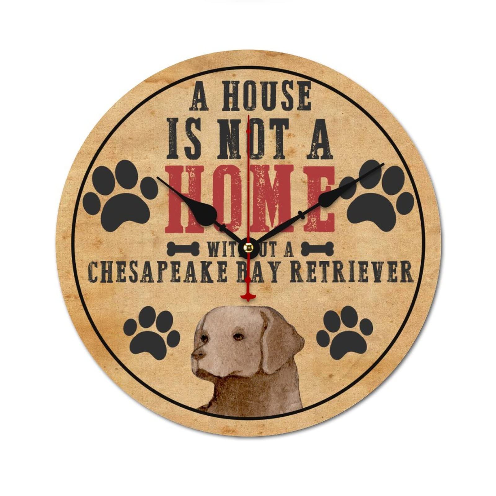 Horloge Chesapeake Bay Retriever décoration de salle de bain et salon