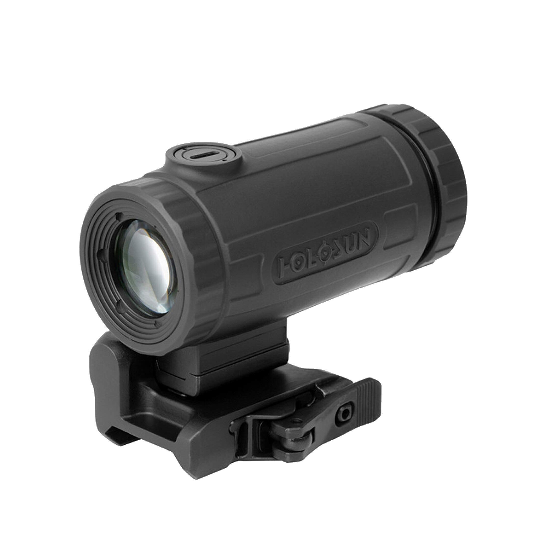 Holosun Magnifier HM3X-TITAN, agrandissement 3 Fois, Noir, Picatinny, Chasse, tir Sportif, Airsoft, pour viseur Point Rouge Micro Tactique - 70138214